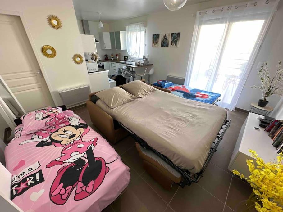 Proche Disney Et Paris - Studio Terrasse Et Parking Prive Монтеврен Екстер'єр фото